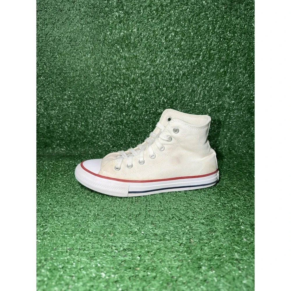 Converse All Star High Top Youth Size 2.5Y White Classic Shoes Retro Sneakers